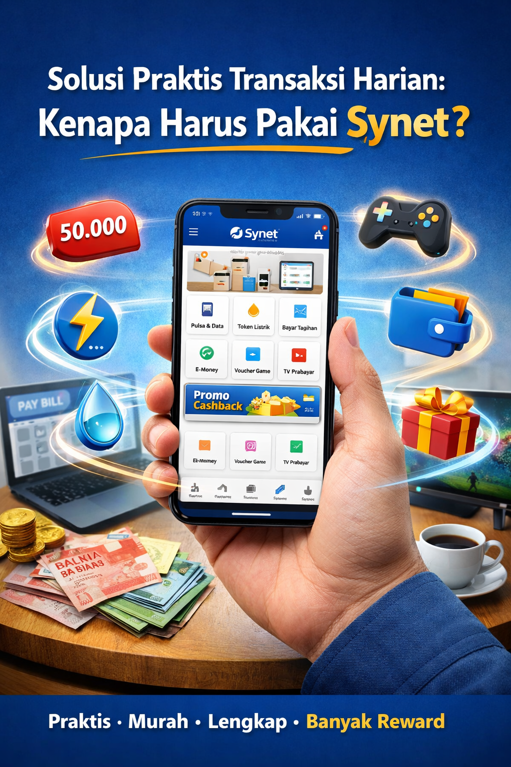 Solusi Praktis Transaksi Harian: Kenapa Harus Pakai Synet?